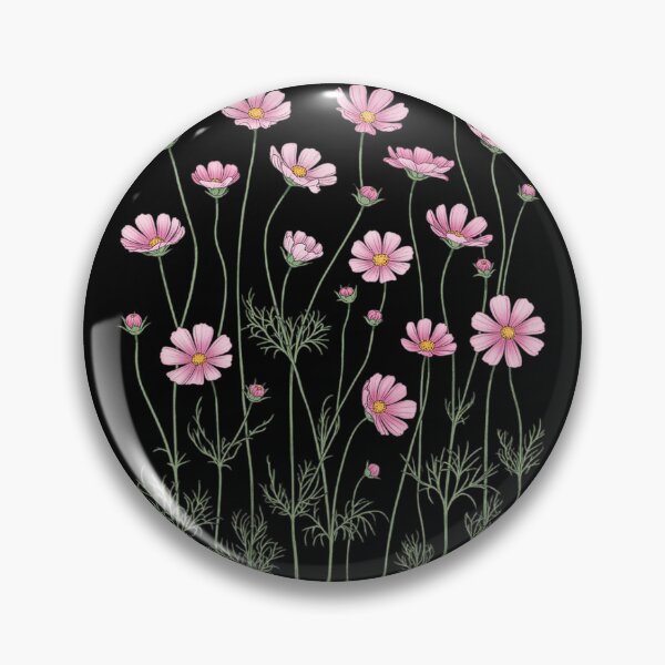 Artikelvorschau, Klassische rosa Kosmeen. entworfen und verkauft von FluoroWave.