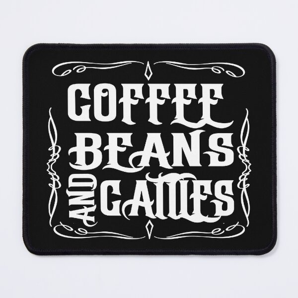 Item preview, Coffee Beans and Cattles; Cowboy; White Fonts; designed and sold by StickerApe.