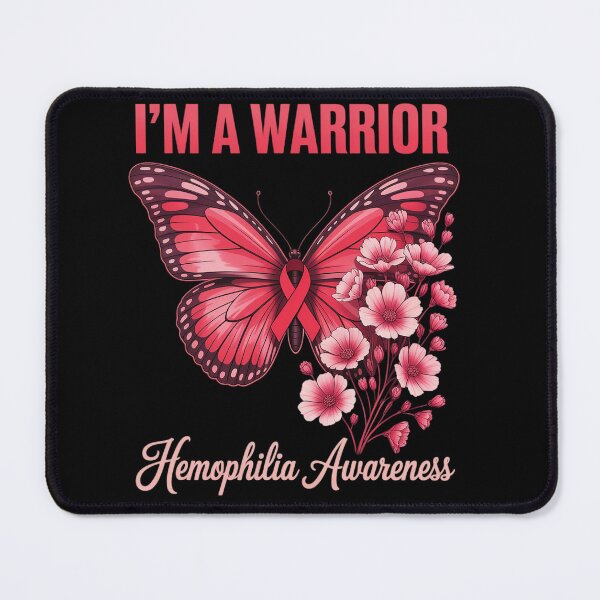 Item preview, Butterfly I’m A Warrior Hemophilia Awareness designed and sold by Moxizz.