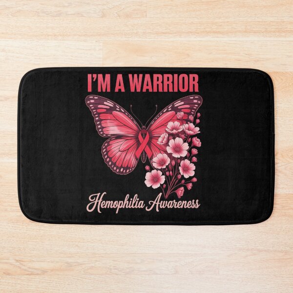 Item preview, Butterfly I’m A Warrior Hemophilia Awareness designed and sold by Moxizz.