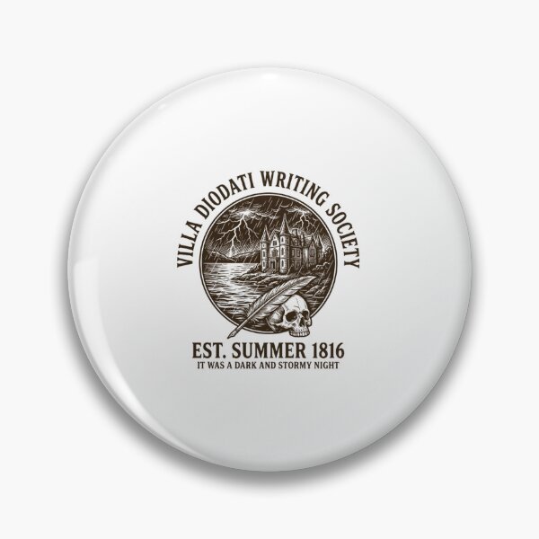 Item preview, Dark Academia Writing Society Villa Diodati 1816 Gothic Literature designed and sold by Mason-Pride.