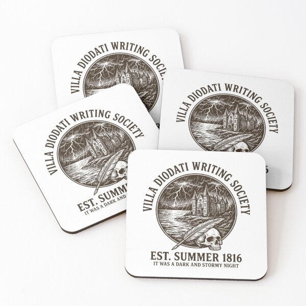 Item preview, Dark Academia Writing Society Villa Diodati 1816 Gothic Literature designed and sold by Mason-Pride.