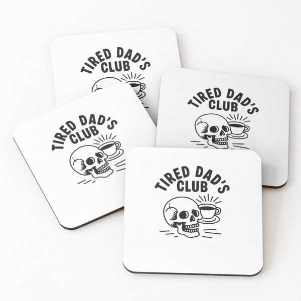 Item preview, Tired Dad’s Club — Funny Fatherhood Illustration for Exhausted Parents designed and sold by Colorful-Garden.