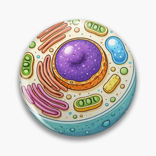 Item preview, Animal Cell Diagram Sticker | Biology Cell Structure Education Design designed and sold by RevieusaR.