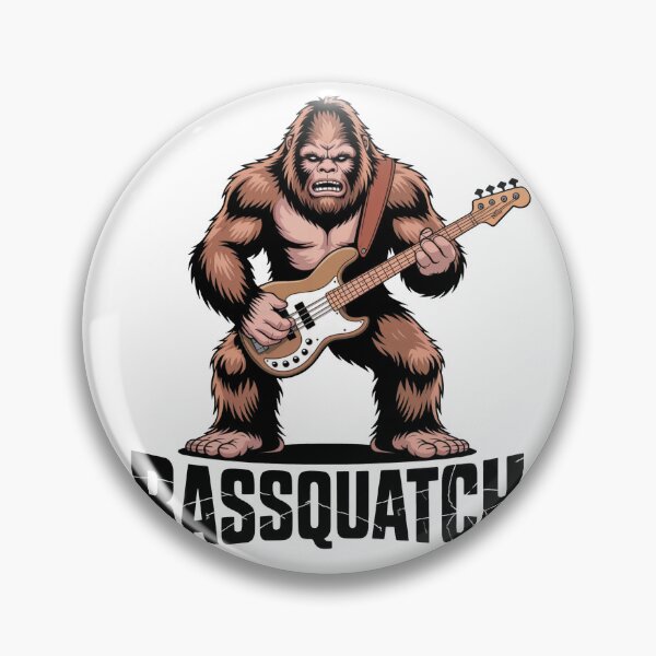 Item preview, Bassquatch Legendary Bassist – Bigfoot Bass Guitar Power Design designed and sold by WSPrintCrafter.