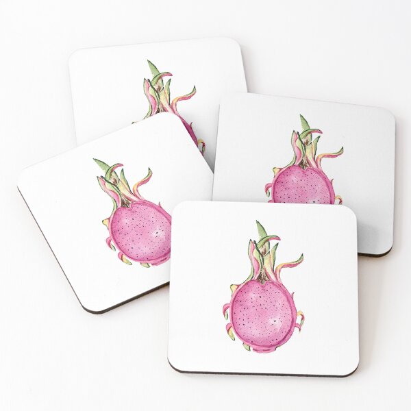 Item preview, Pink Dragon Fruit – Watercolour Botanical Illustration designed and sold by lippostcard.