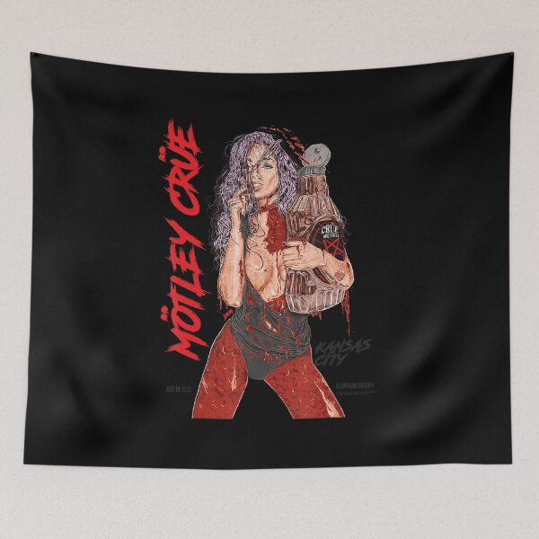 Item preview, Motley Crue Female Rocker Portrait Heavy Metal Art designed and sold by isaacfvt.