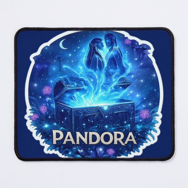 Item preview, Magical Pandora Glowing Treasure Chest Fantasy Sticker designed and sold by AlienTechs.