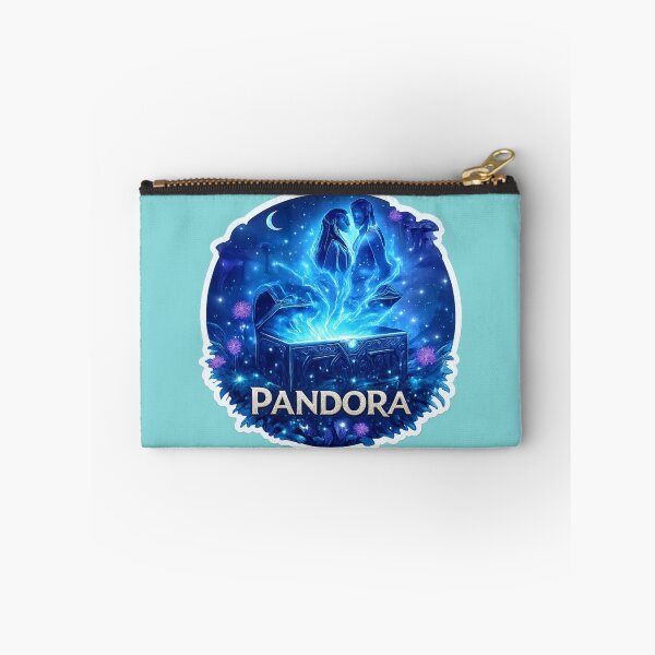 Item preview, Magical Pandora Glowing Treasure Chest Fantasy Sticker designed and sold by AlienTechs.