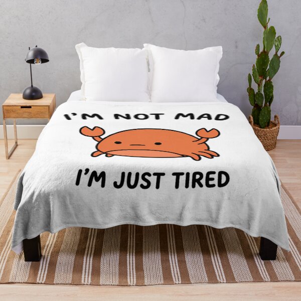 Item preview, Cute Grumpy Crab I Am Not Mad Just Tired designed and sold by Mason-Pride.