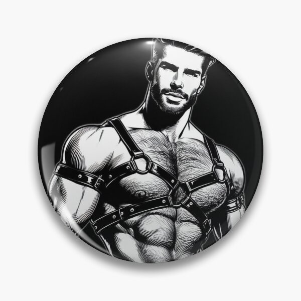 Item preview, Gay Leather Bar Sizzle Pride Berlin Graphic Design designed and sold by ItsAKinkThing.