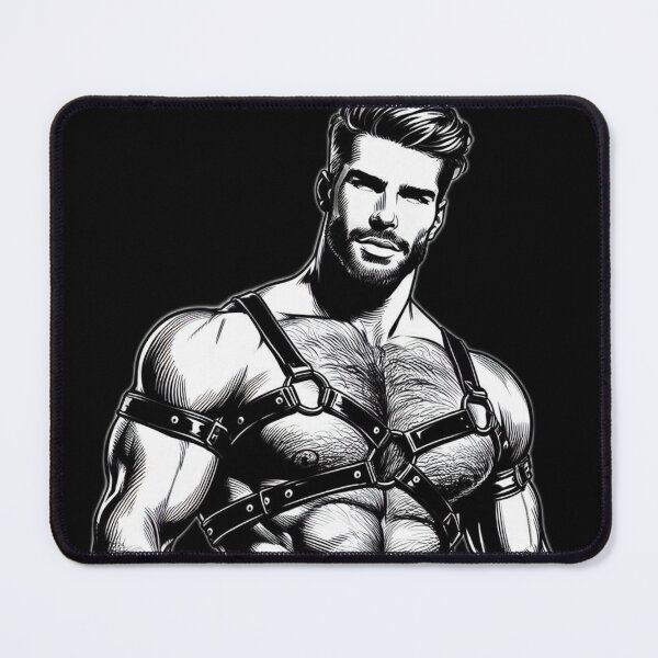 Item preview, Gay Leather Bar Sizzle Pride Berlin Graphic Design designed and sold by ItsAKinkThing.