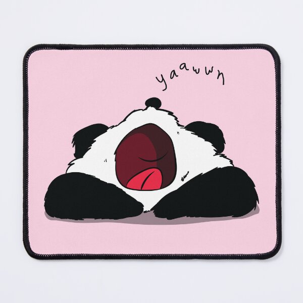 Item preview, Sleepy Panda Yawning Illustration – Cute Tired Panda Cartoon designed and sold by Cosmodoody.