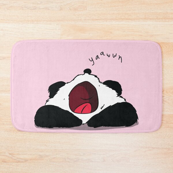 Item preview, Sleepy Panda Yawning Illustration – Cute Tired Panda Cartoon designed and sold by Cosmodoody.