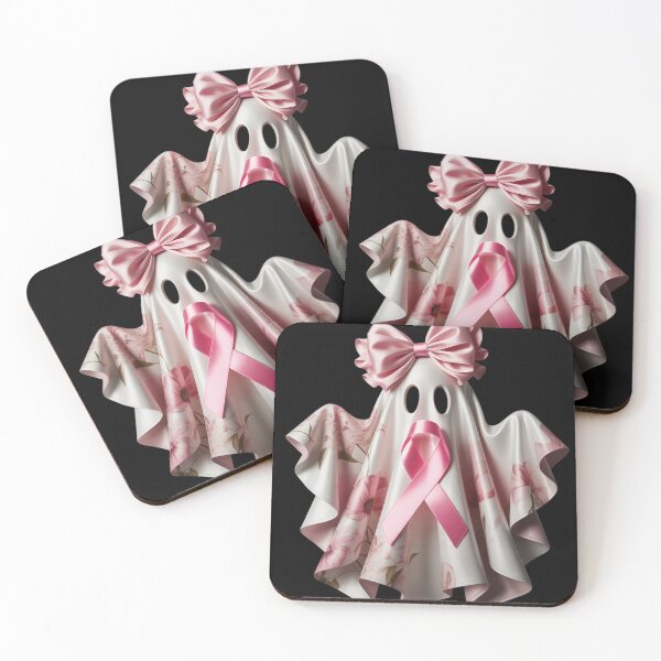 Item preview, Pink Patchwork Ghost Witch Breast Cancer Awareness Halloween designed and sold by Voidbinder.
