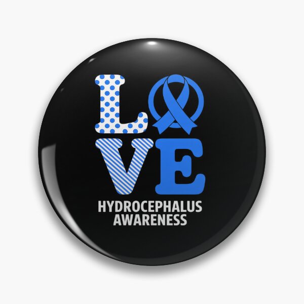 Item preview, Cartoon Ribbon Love Hydrocephalus Awareness designed and sold by Moxizz.