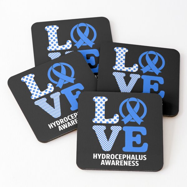 Item preview, Cartoon Ribbon Love Hydrocephalus Awareness designed and sold by Moxizz.