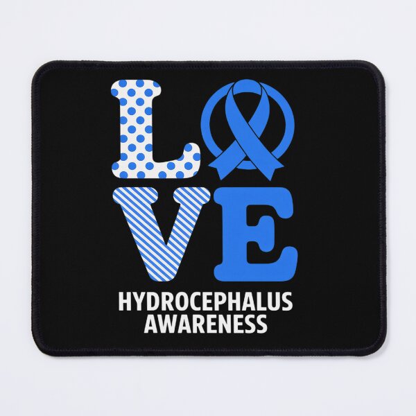 Item preview, Cartoon Ribbon Love Hydrocephalus Awareness designed and sold by Moxizz.