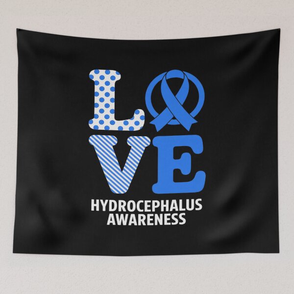 Item preview, Cartoon Ribbon Love Hydrocephalus Awareness designed and sold by Moxizz.