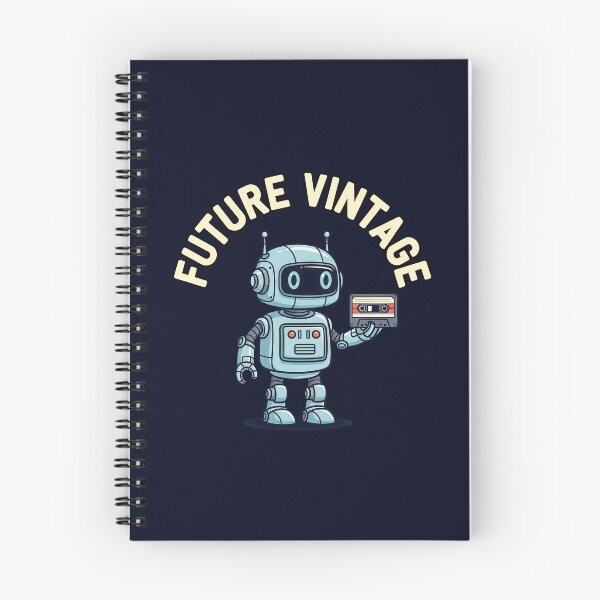 Item preview, Future Vintage Robot Holding Floppy Disk Illustration designed and sold by nuel-art.