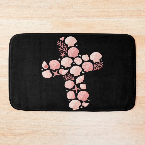 Item preview, Pink Seashells Faith Cross Christian Seashell Beach Vacation designed and sold by Voidbinder.