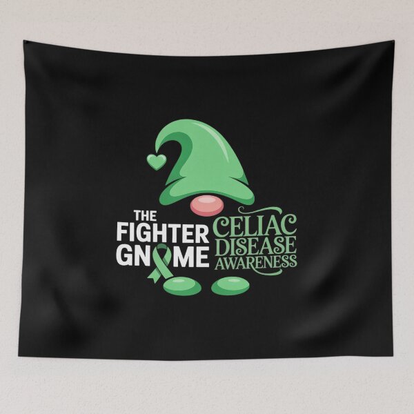 Item preview, Celiac Disease Awareness Funny Gnome Green Ribbon Support designed and sold by Moxizz.