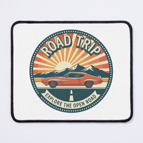 Item preview, Retro Road Trip T-Shirt | Vintage Muscle Car Sunset Adventure Graphic | Explore the Open Road Tee designed and sold by Iunova.