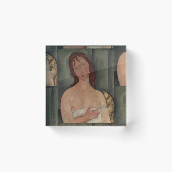 Item preview, Portrait of a Young Woman by Amedeo Modigliani: Modernist Fine Art Print designed and sold by artofuniverse.