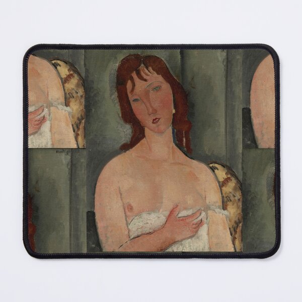 Item preview, Portrait of a Young Woman by Amedeo Modigliani: Modernist Fine Art Print designed and sold by artofuniverse.