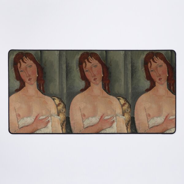 Item preview, Portrait of a Young Woman by Amedeo Modigliani: Modernist Fine Art Print designed and sold by artofuniverse.