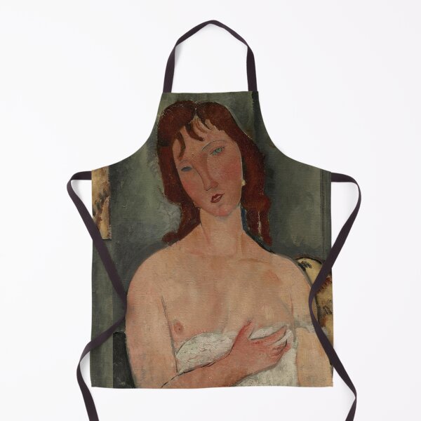Item preview, Portrait of a Young Woman by Amedeo Modigliani: Modernist Fine Art Print designed and sold by artofuniverse.