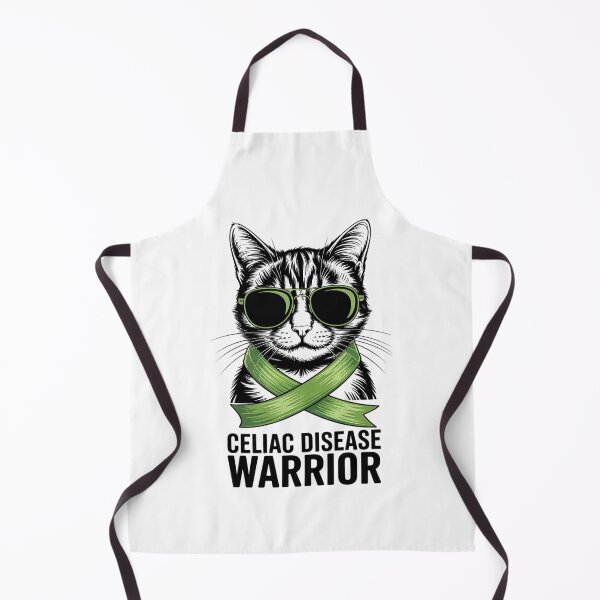 Item preview, Cat Celiac Disease Warrior, Celiac Disease Awareness designed and sold by Moxizz.