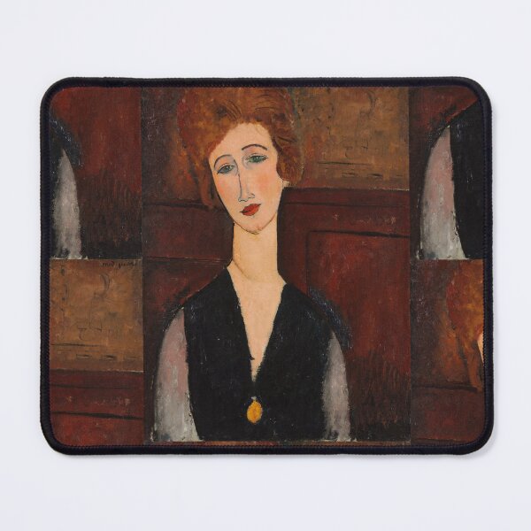 Item preview, Portrait of a Woman by Amedeo Modigliani: Elegant École de Paris Print designed and sold by artofuniverse.