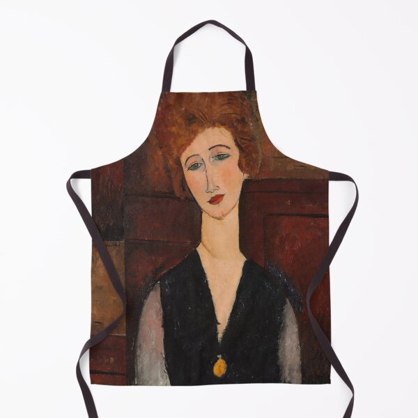 Item preview, Portrait of a Woman by Amedeo Modigliani: Elegant École de Paris Print designed and sold by artofuniverse.
