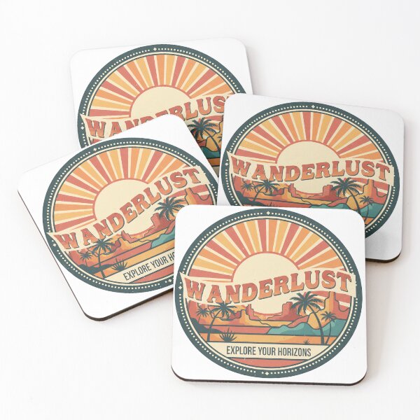 Item preview, Wanderlust T-Shirt – Explore Your Horizons Retro Desert Adventure Tee designed and sold by Iunova.