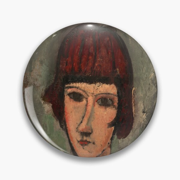 Item preview, Portrait of a Woman by Amedeo Modigliani: Modernist Fine Art Print designed and sold by artofuniverse.