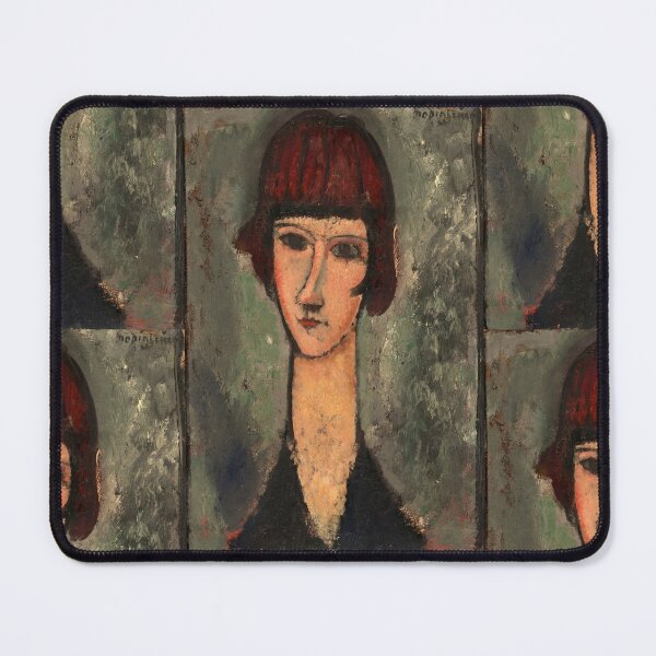 Item preview, Portrait of a Woman by Amedeo Modigliani: Modernist Fine Art Print designed and sold by artofuniverse.