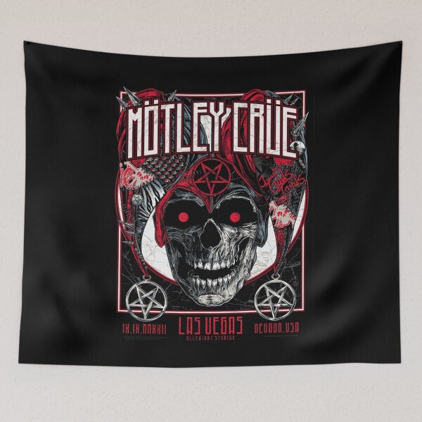 Item preview, Motley Crue Skull Pentagram Gothic Metal Desgin designed and sold by josephkyqba.