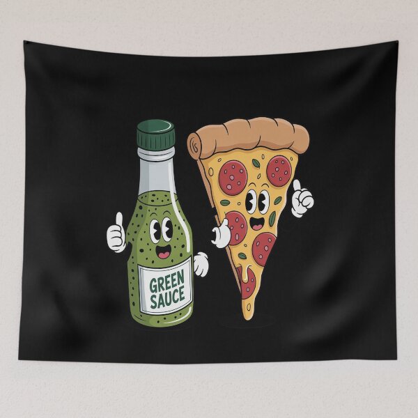 Item preview, Pizza and Ranch Dressing Best Friends Heart Hand Sign designed and sold by Voidbinder.