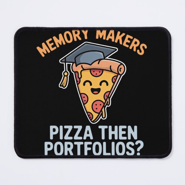 Item preview, Pizza Then Portfolio Pizza Graduation Graphic designed and sold by Voidbinder.