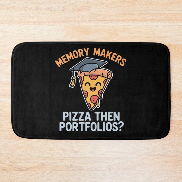 Item preview, Pizza Then Portfolio Pizza Graduation Graphic designed and sold by Voidbinder.