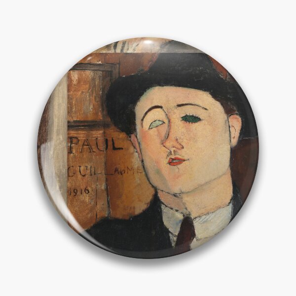 Item preview, Portrait Of The Art Dealer Paul Guillaume by Amedeo Modigliani: Modernist Portrait Print designed and sold by artofuniverse.