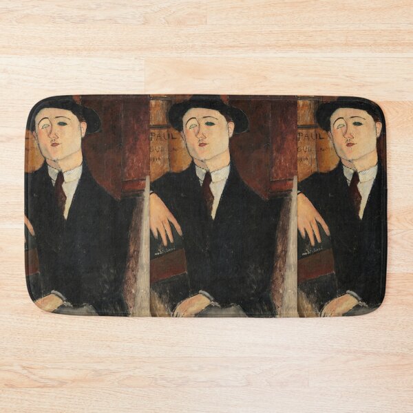 Item preview, Portrait Of The Art Dealer Paul Guillaume by Amedeo Modigliani: Modernist Portrait Print designed and sold by artofuniverse.