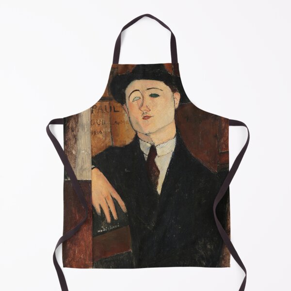 Item preview, Portrait Of The Art Dealer Paul Guillaume by Amedeo Modigliani: Modernist Portrait Print designed and sold by artofuniverse.