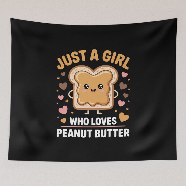 Item preview, Just A Girl Who Loves Peanut Butter Sandwitch designed and sold by FaithAbbott.