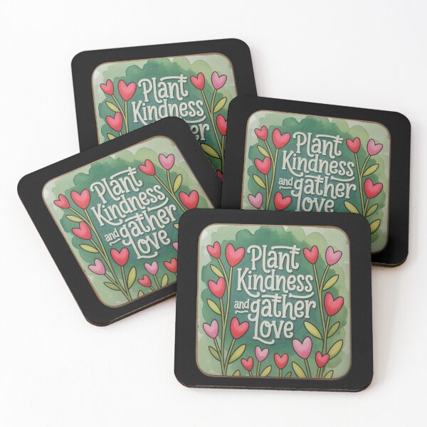 Item preview, Plant Kindness and Gather Love Beautiful Loving Quote Hearts designed and sold by Voidbinder.