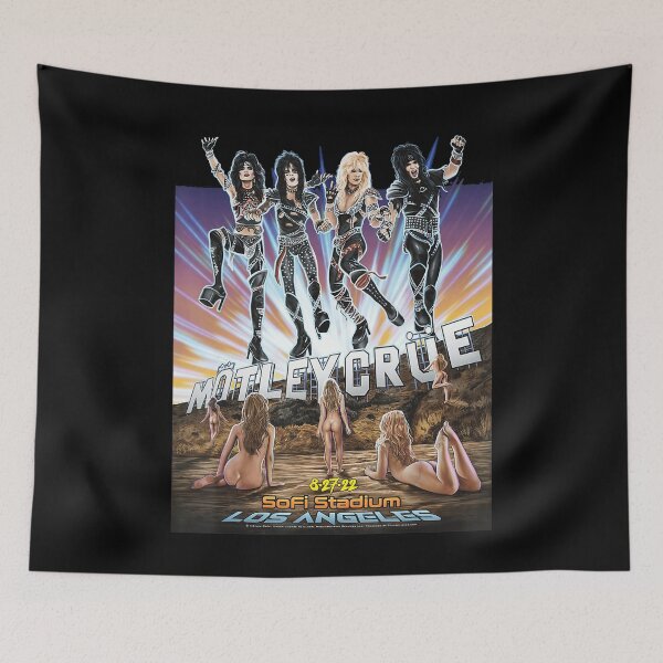Item preview, Motley Crue Live Band Stage Performance Rock Art designed and sold by min7dlarson.