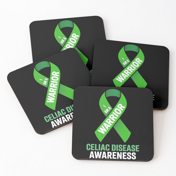 Item preview, Celiac Disease Awareness Green Ribbon Support Warrior Quote designed and sold by Moxizz.