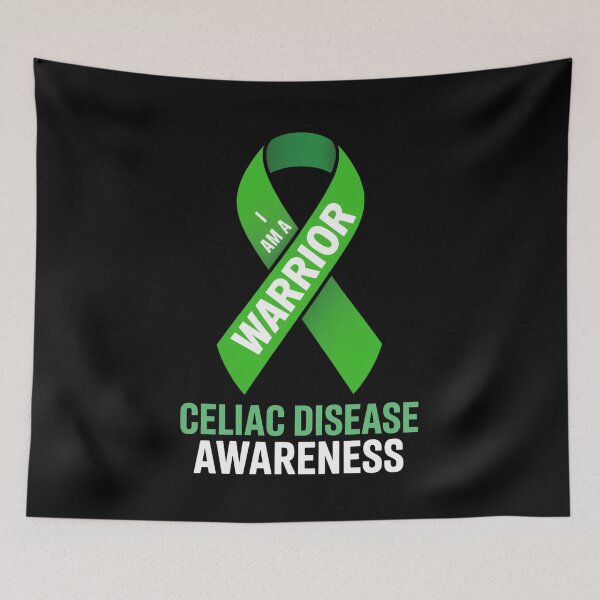 Item preview, Celiac Disease Awareness Green Ribbon Support Warrior Quote designed and sold by Moxizz.