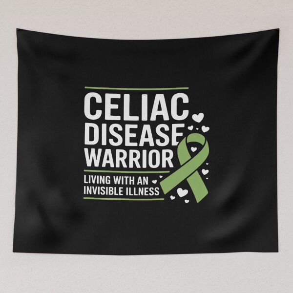Item preview, Celiac Disease Awareness Month Support Love Green Ribbon designed and sold by Moxizz.